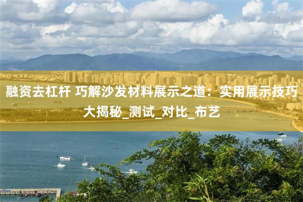 融资去杠杆 巧解沙发材料展示之道：实用展示技巧大揭秘_测试_对比_布艺