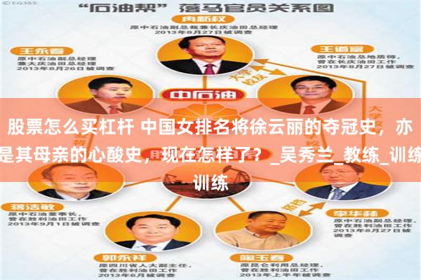 股票怎么买杠杆 中国女排名将徐云丽的夺冠史，亦是其母亲的心酸史，现在怎样了？_吴秀兰_教练_训练