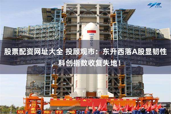 股票配资网址大全 投顾观市：东升西落A股显韧性，科创指数收复失地！