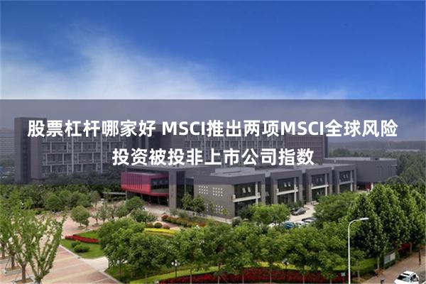 股票杠杆哪家好 MSCI推出两项MSCI全球风险投资被投非上市公司指数
