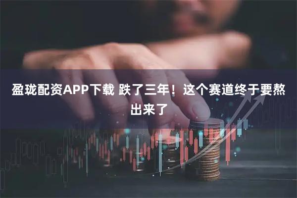 盈珑配资APP下载 跌了三年！这个赛道终于要熬出来了